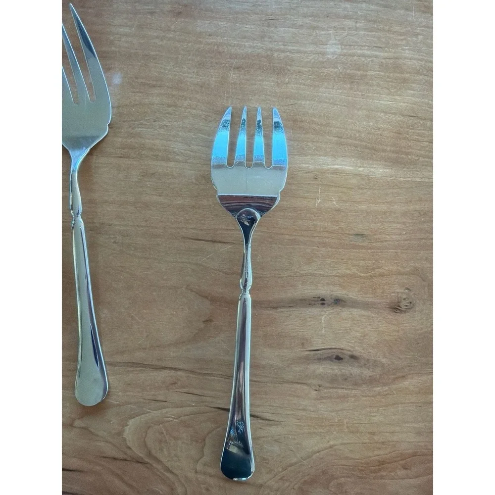 Christofle France Acier Albi‎ Stainless Steel Serving Fork